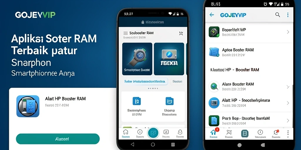 Antarmuka pengguna GOJEKVIP yang intuitif dan fungsional.