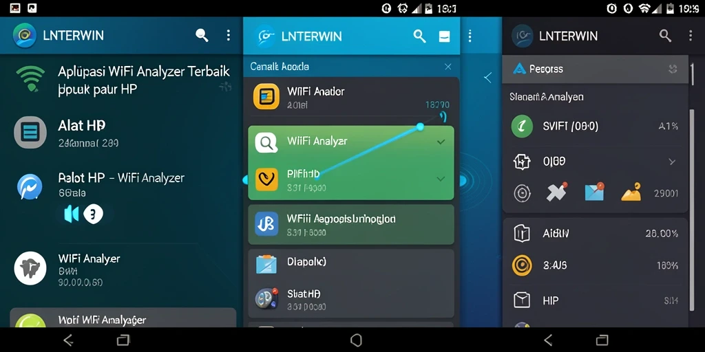 Tampilan antarmuka LNTERWIN yang jelas dan fungsional untuk analisis WiFi.